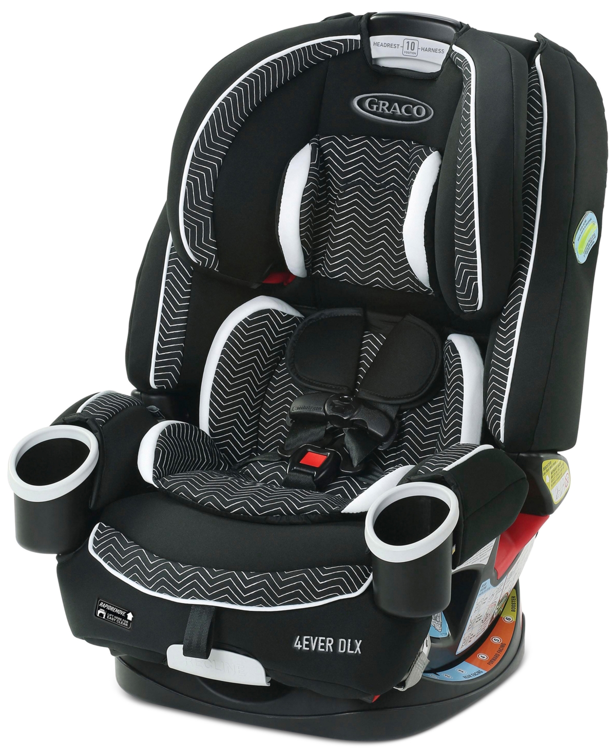 Graco 4Ever Dlx 4-In-1 Car Seat - Zagg/Black